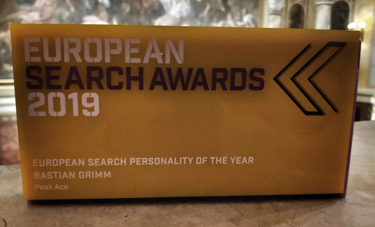 EU Search Personality of the Year 2019 - Bastian Grimm